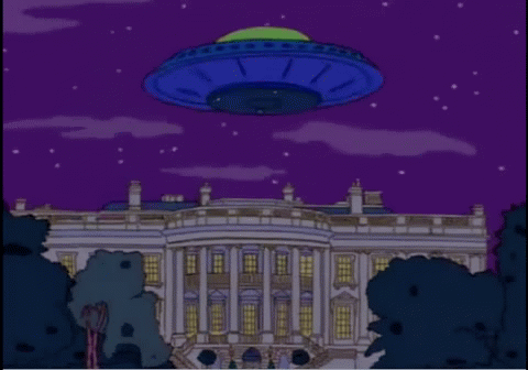The Simpsons Treehouse of Horrors Flying Saucer