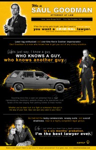 who is saul goodman quotes infographic tv lawyers