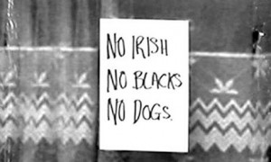 Signs like this were seen in England up to the 1970s. Image Source: guardian.co.uk