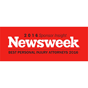 red newsweek logo top personal injury attorneys