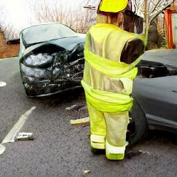 Car Accident Settlement person green jacket