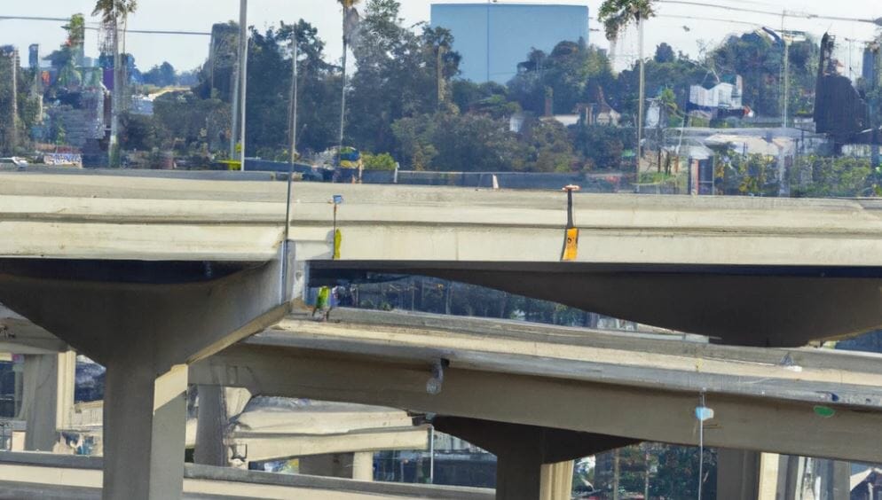 los angeles freeway overpasses