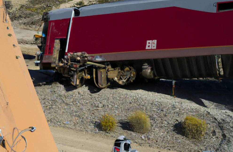red trail derailed cajon pass california